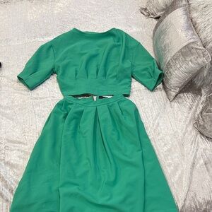 Elegant Green Kids Dress